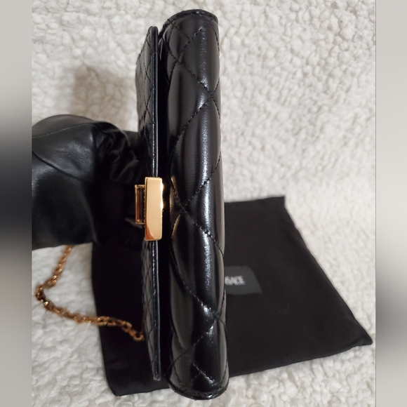 Versace Greca Goddess Mini Quilted Patent Leather Shoulder Bag - Picture 6 of 16